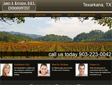 Tablet Screenshot of jameskitchensdds.com